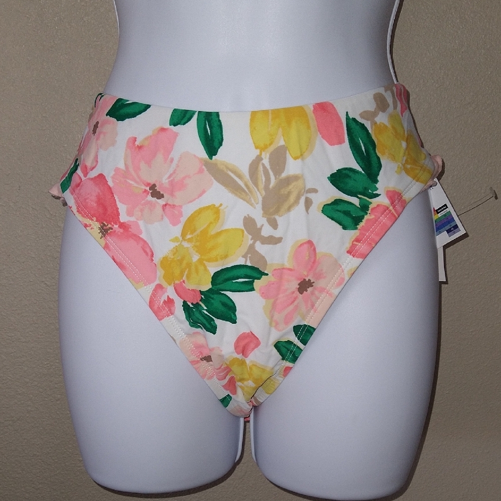 Time and Tru Floral Bikini Bottom